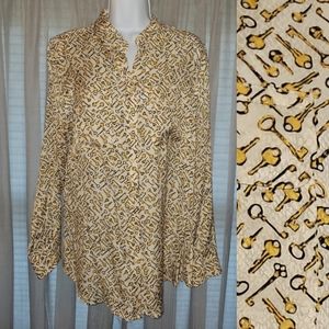 NWOT Long Sleeve  Chicos Blouse size 1 or Small